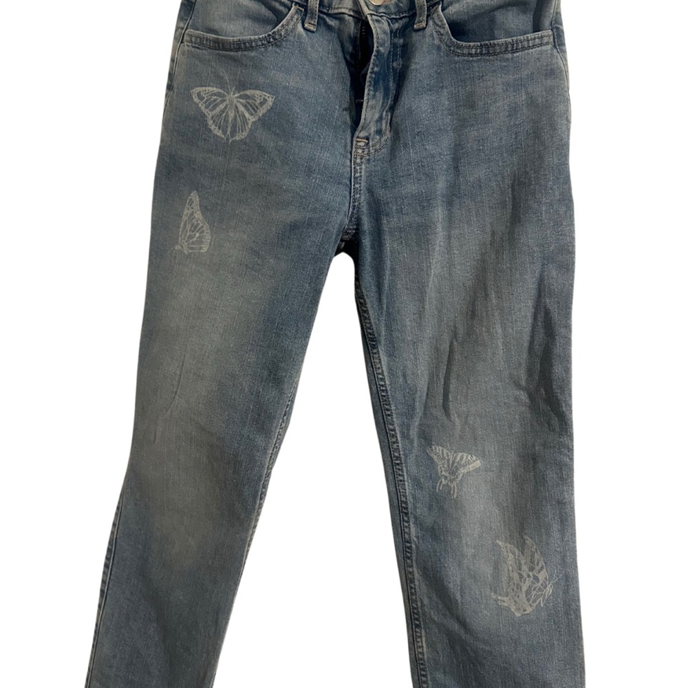 Butterfly Abercrombie Blue Jeans